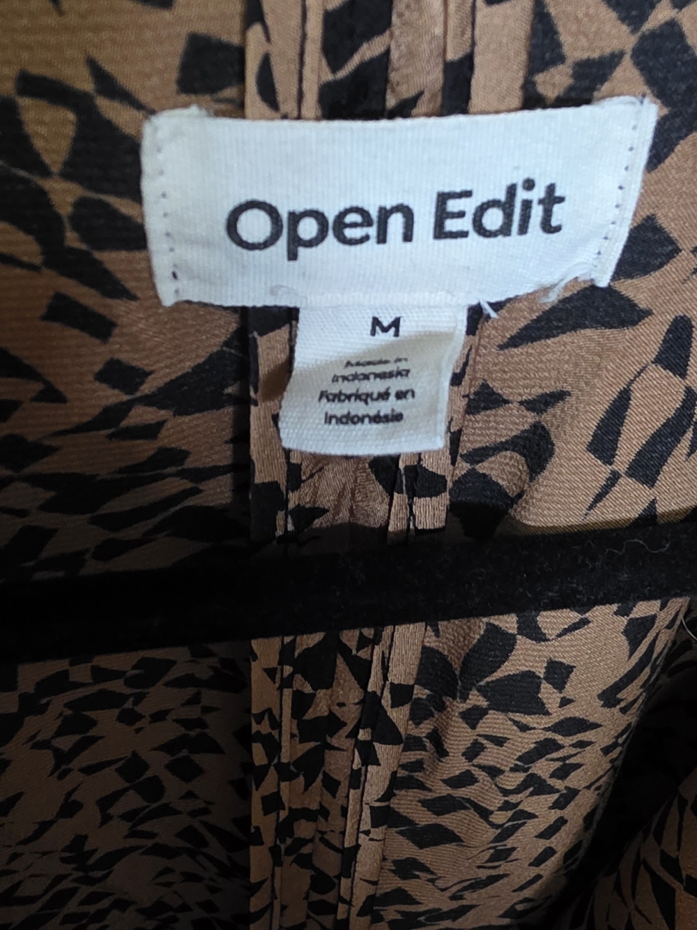 Open Edit Abstract Print Blazer - Picture 2 of 3